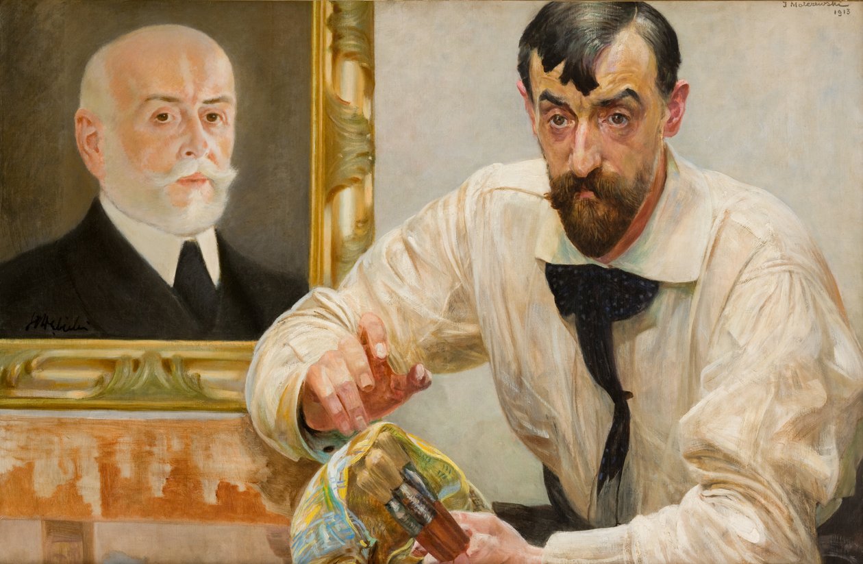 Porträt des Malers Stanisław Dębicki von Jacek Malczewski
