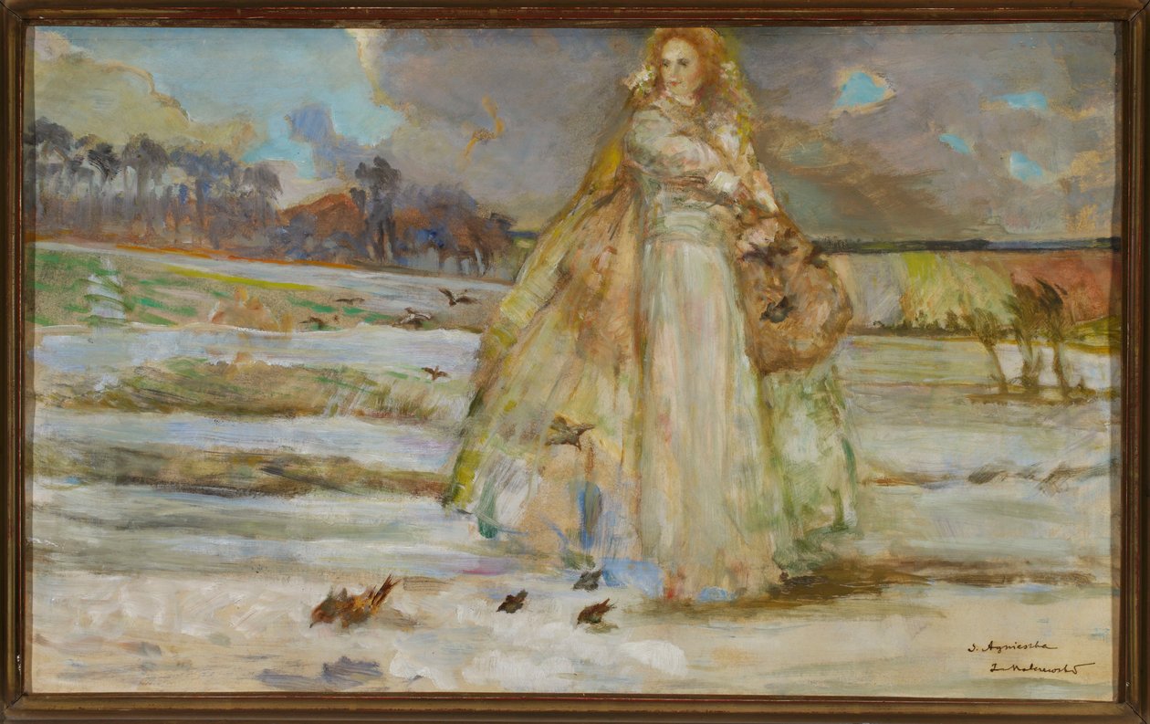 Heilige Agnes von Jacek Malczewski