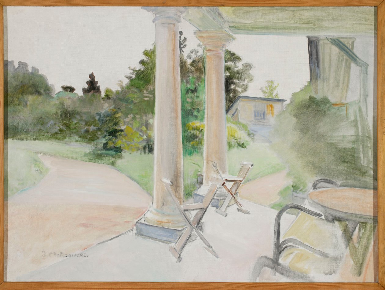 Blick von der Veranda in Lusławice von Jacek Malczewski
