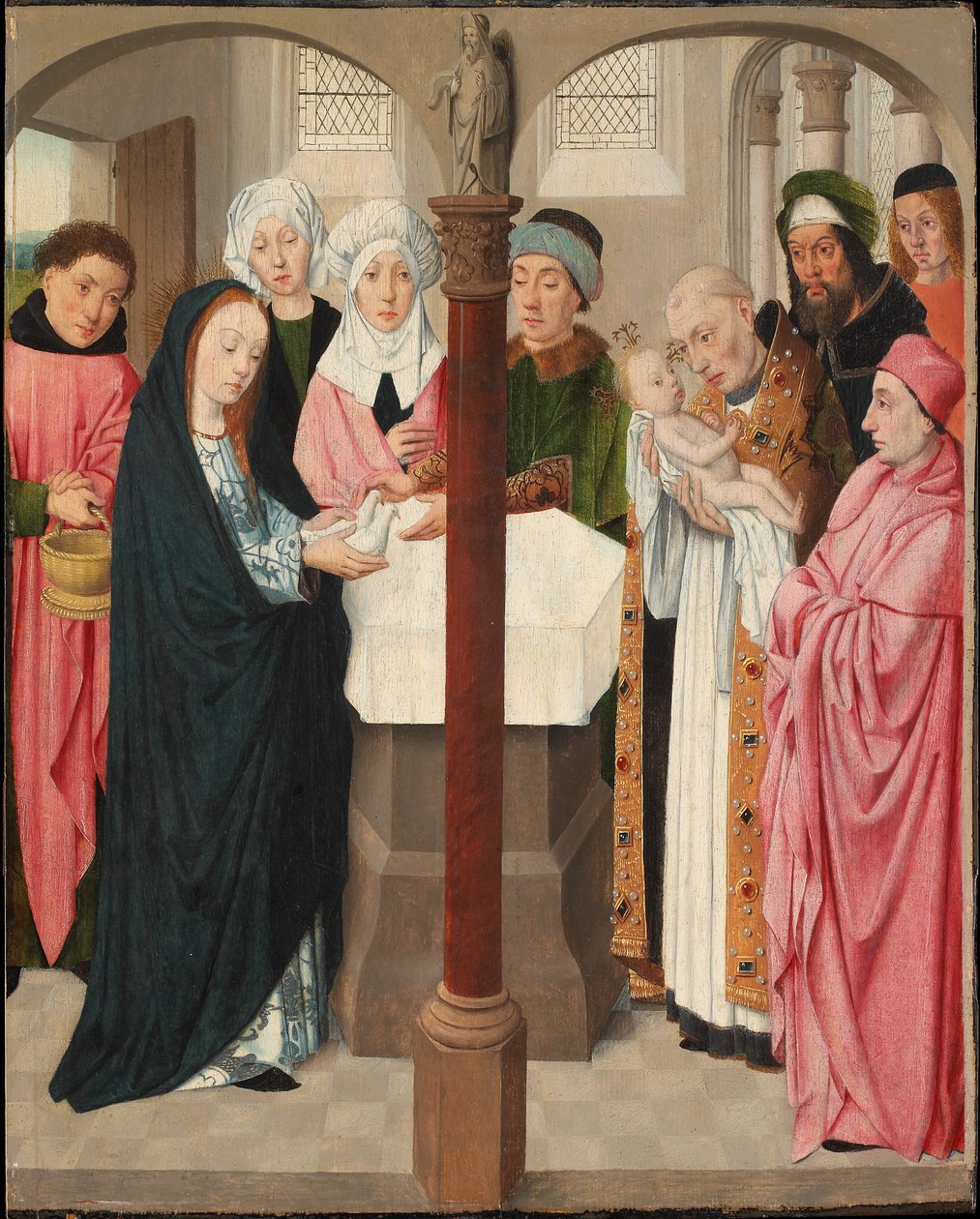 Die Darstellung im Tempel, ca. 1490-1500 von Jacob Jansz.