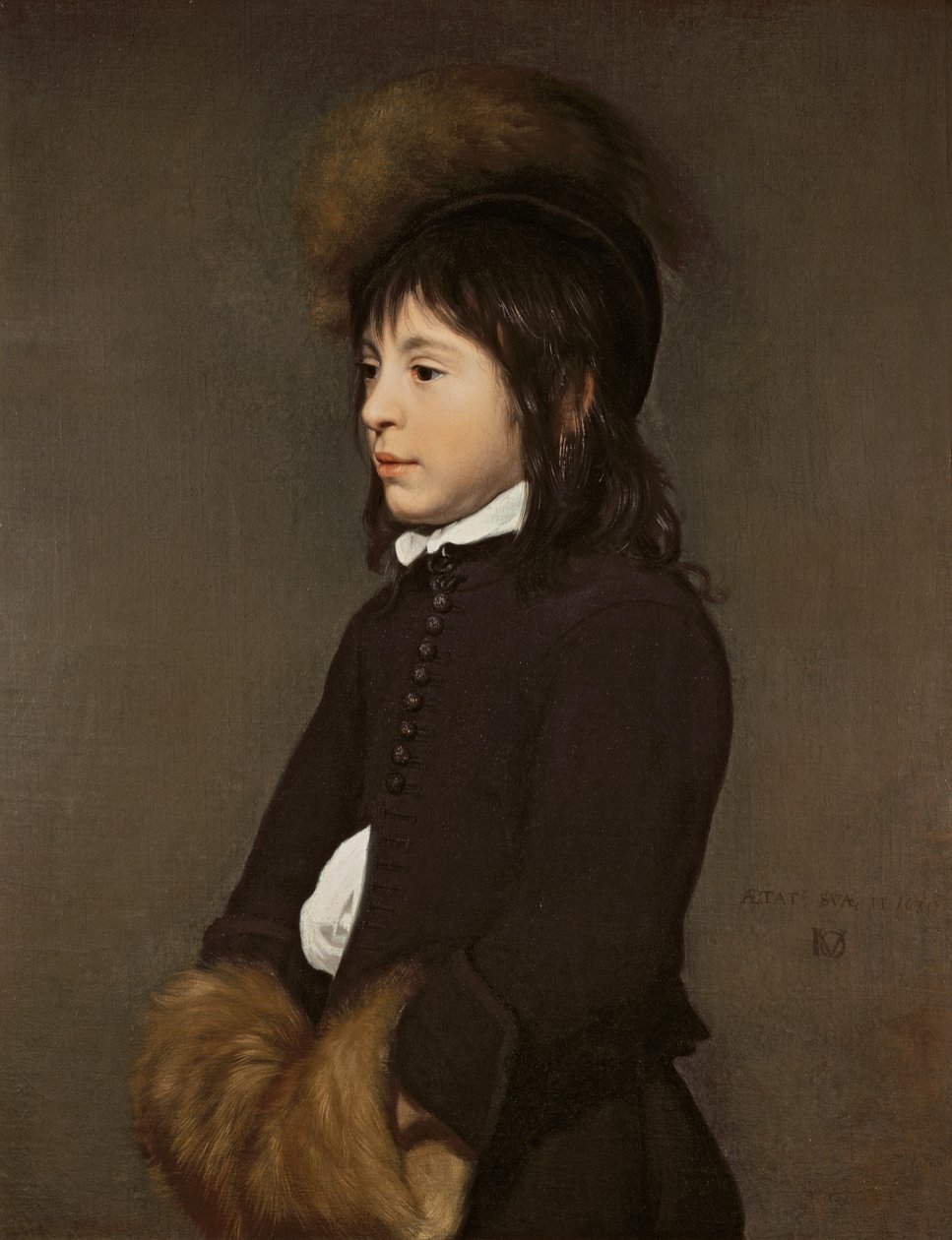 Porträt eines Jungen im Alter von 11 Jahren, 1650 von Jacob van Oost