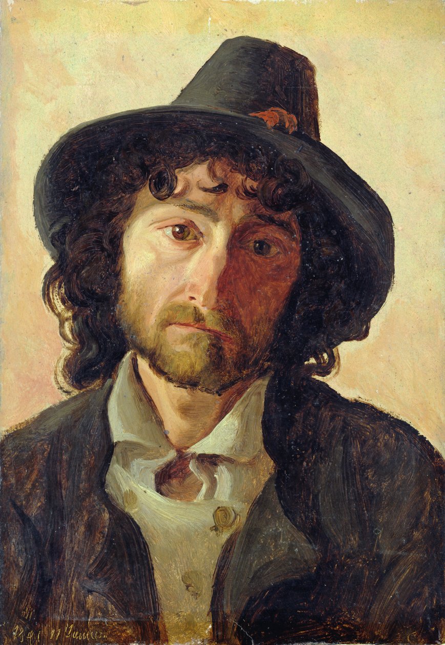 Kopf eines Mannes, 1841 von Jacob Gensler