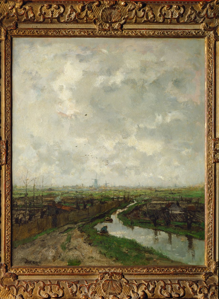 Küchengärten bei Den Haag von Jacob Henricus or Hendricus Maris