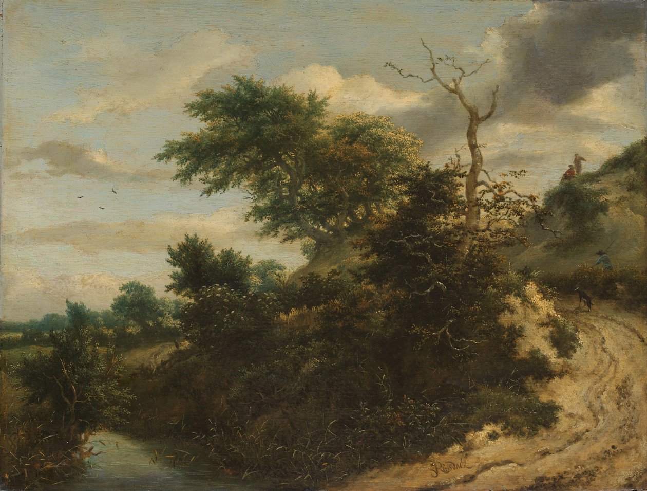 Sandweg in den Dünen von Jacob van Ruisdael