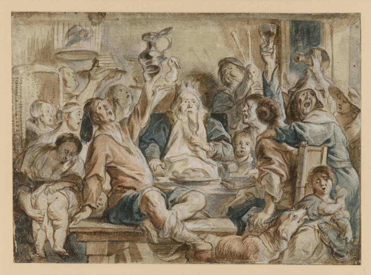 Das Fest des Bohnenkönigs von Jacob Jordaens