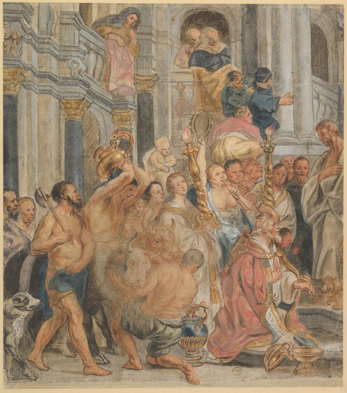 Der Heilige Paulus in Lystra von Jacob Jordaens