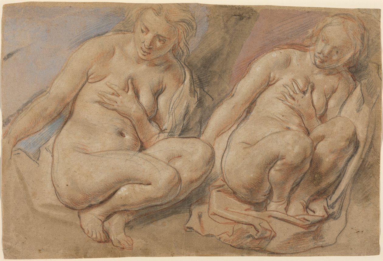 Kauernde Susanna von Jacob Jordaens