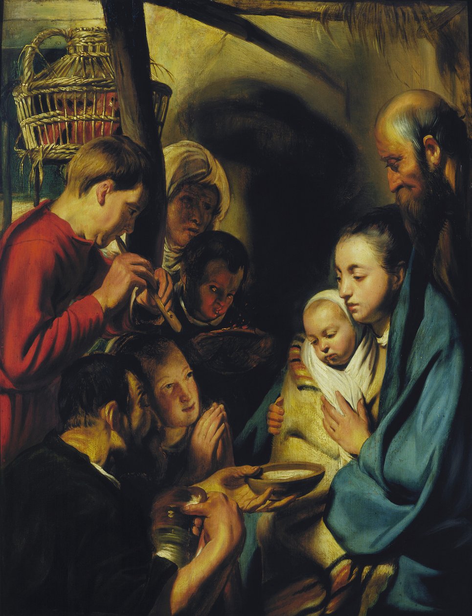 Die Anbetung der Hirten von Jacob Jordaens