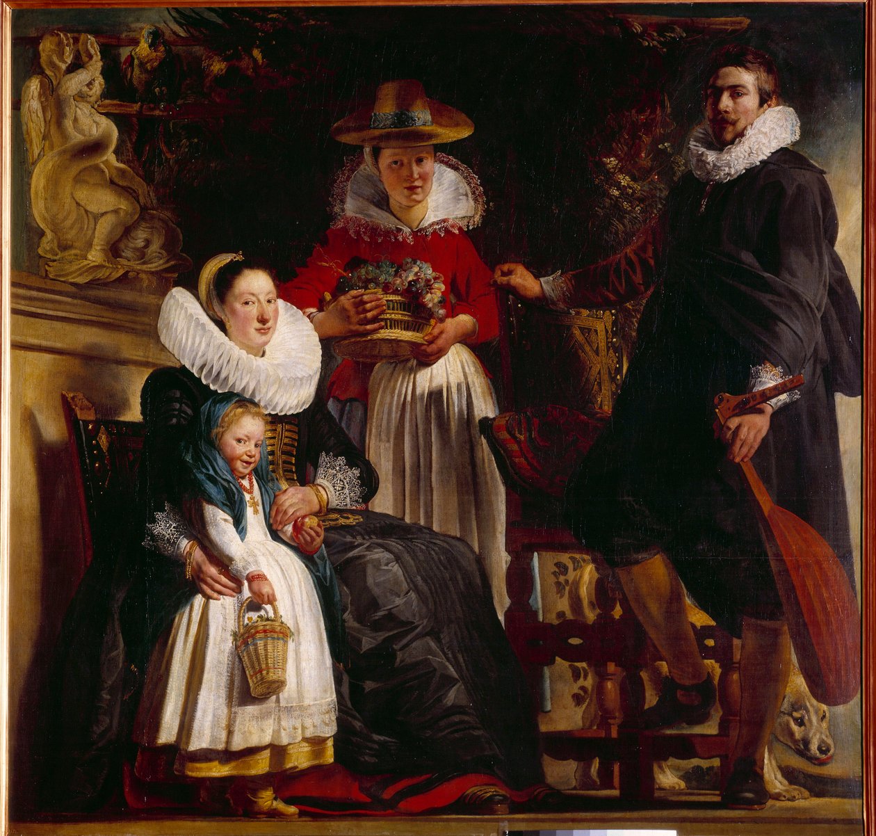 Die Familie des Künstlers von Jacob Jordaens