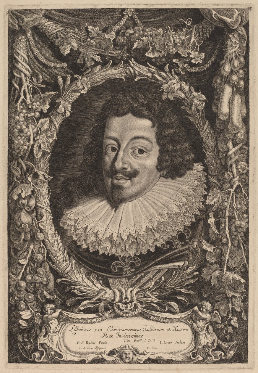 Ludwig XIII., König von Frankreich von Jacob Louis after Sir Peter Paul Rubens