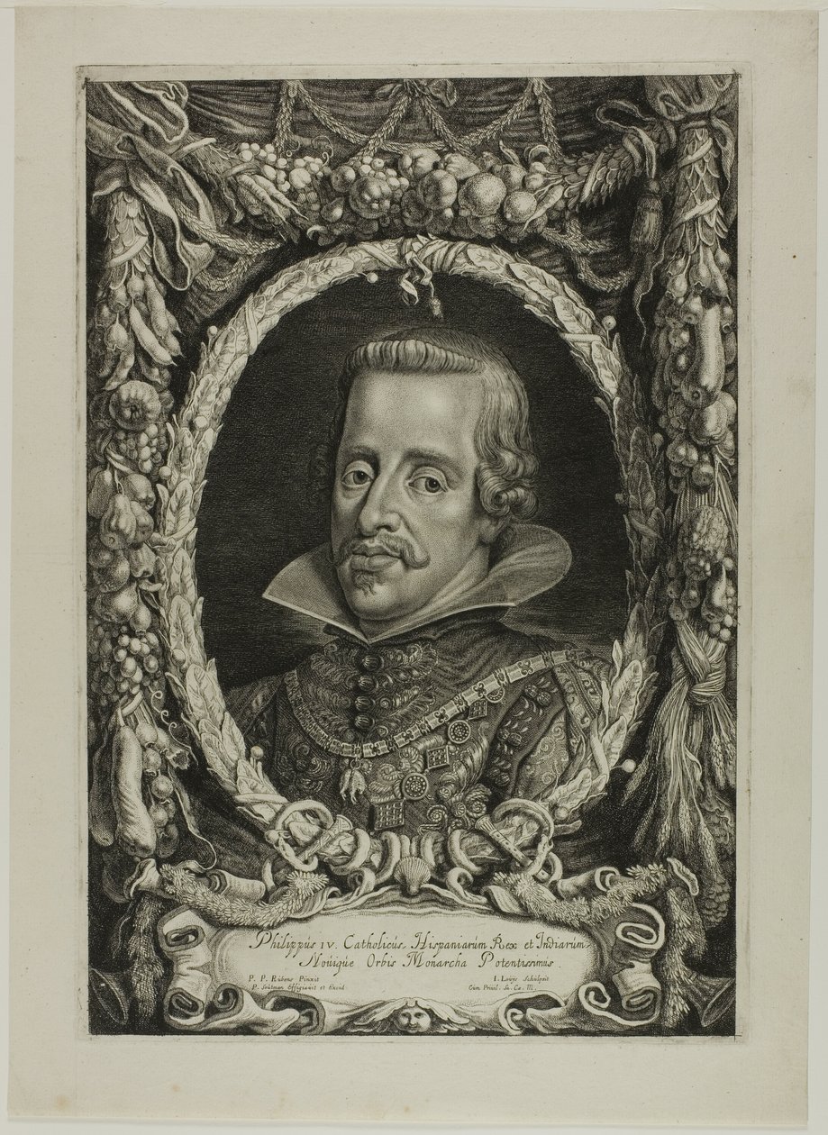 Philipp IV., König von Spanien, Tafel 12 aus Duces Burgundiae (Herzöge von Burgund) von Jacob Louys