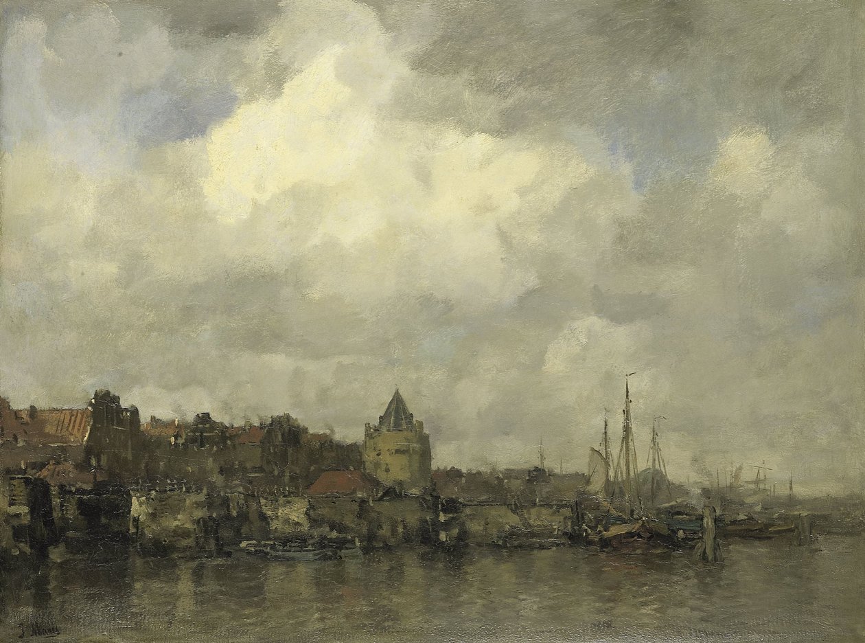 Der Schreierstoren an der Außenseite von Amsterdam von Jacob Maris