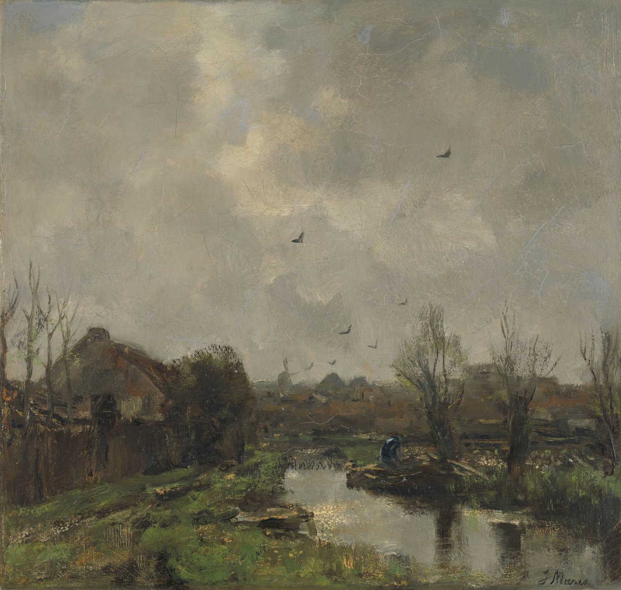 Landschaft in der Umgebung von Den Haag von Jacob Maris