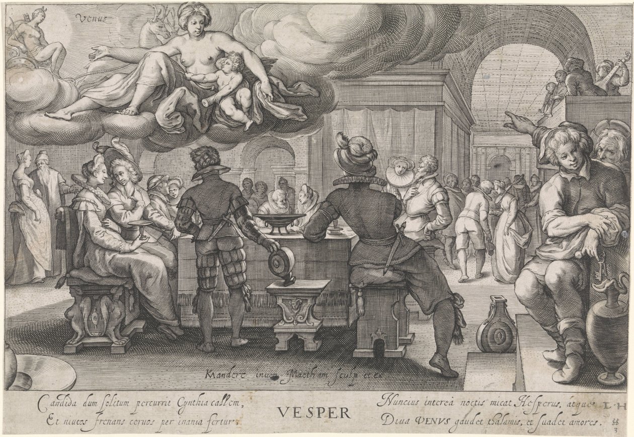 Abend (Vesper) von Jacob Matham