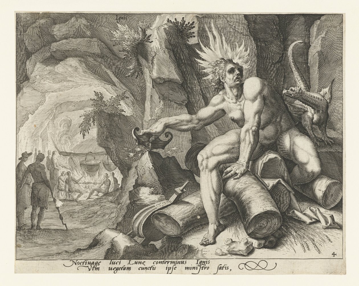 Das Element Feuer
Die vier Elemente (Serientitel) von Jacob de Gheyn (II) (attributed to)
