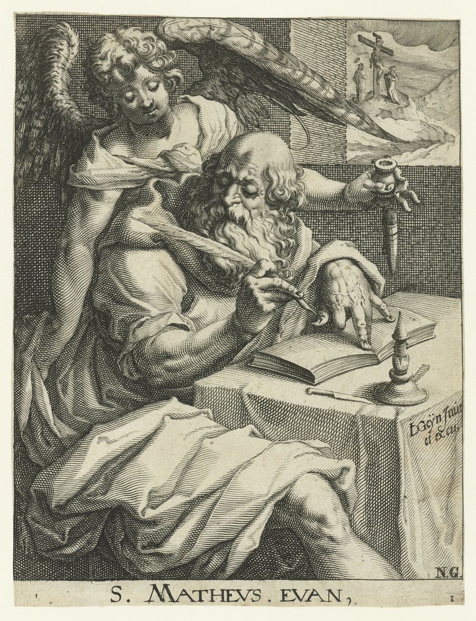 Evangelist Matthäus von Jacob de Gheyn (II) (workshop of)