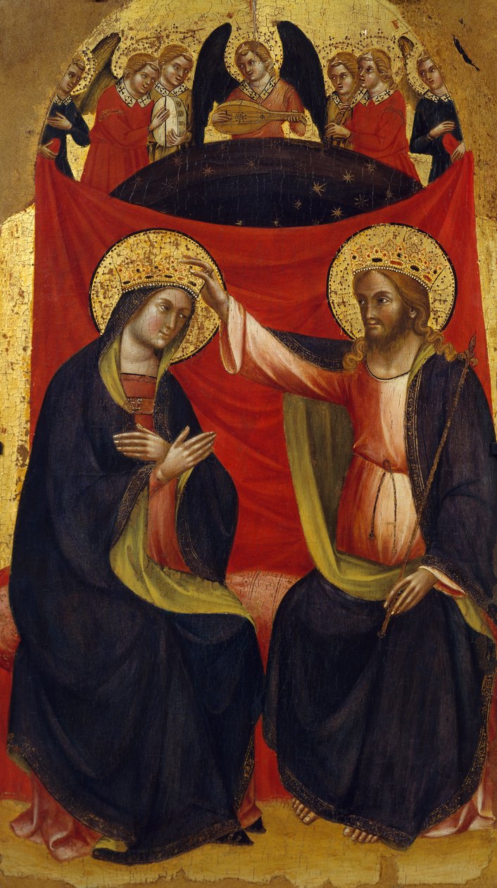 Krönung der Jungfrau (Detail) von Jacobello di Bonomo