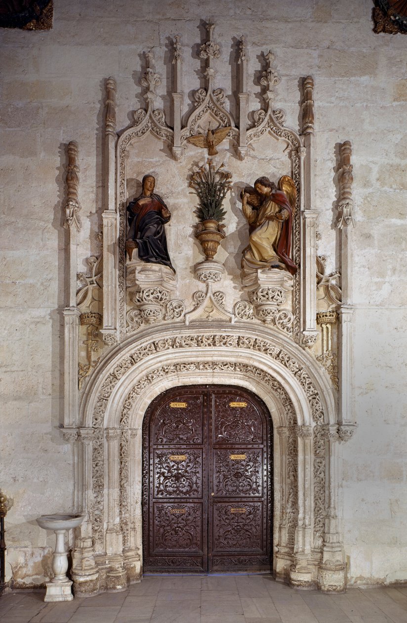 Verkündigung, Portal der Sakristei von Jacobo Florentino
