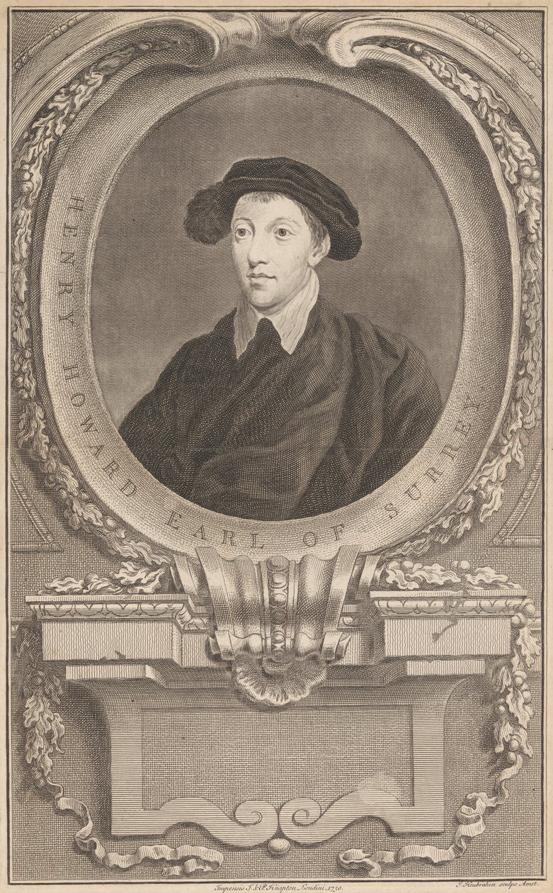 Henry Howard, Earl of Surrey von Jacobus Houbraken