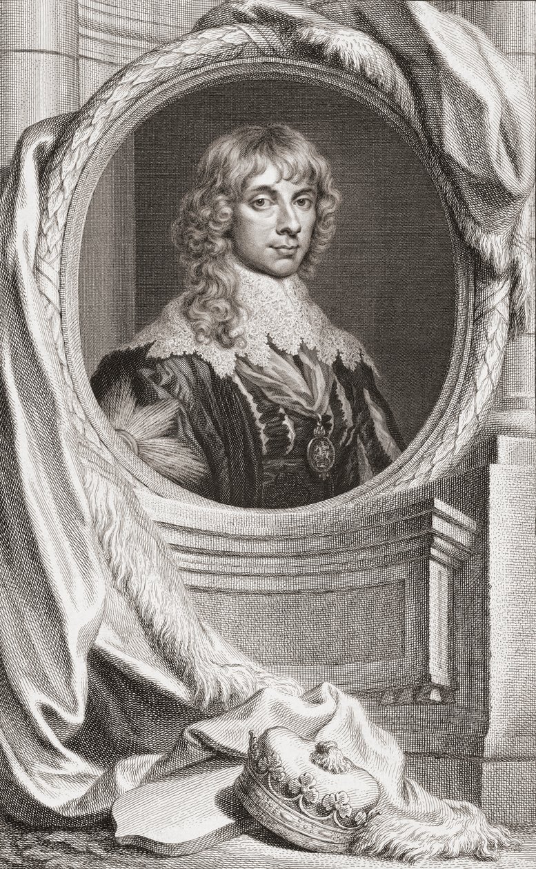 James Stewart, 1. Herzog von Richmond, 4. Herzog von Lennox von Jacobus Houbraken