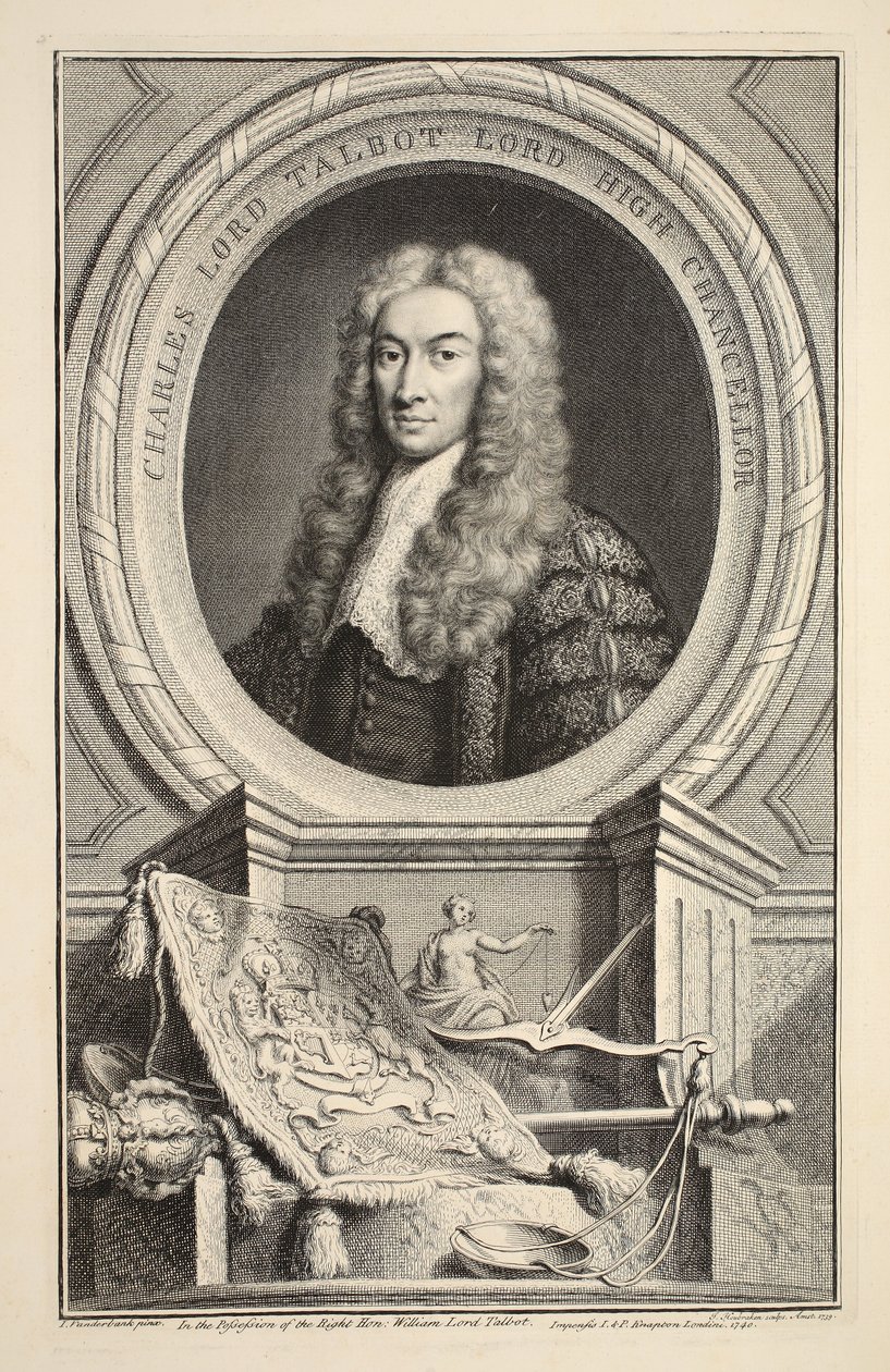 Porträt von Charles, Lord Talbot, Illustration aus 
