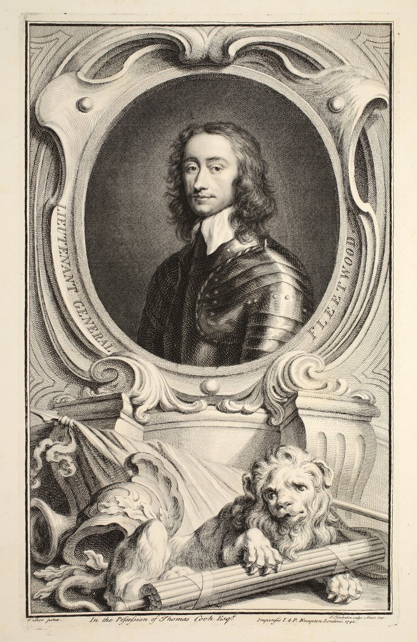 Porträt von Generalleutnant Fleetwood, Illustration aus 