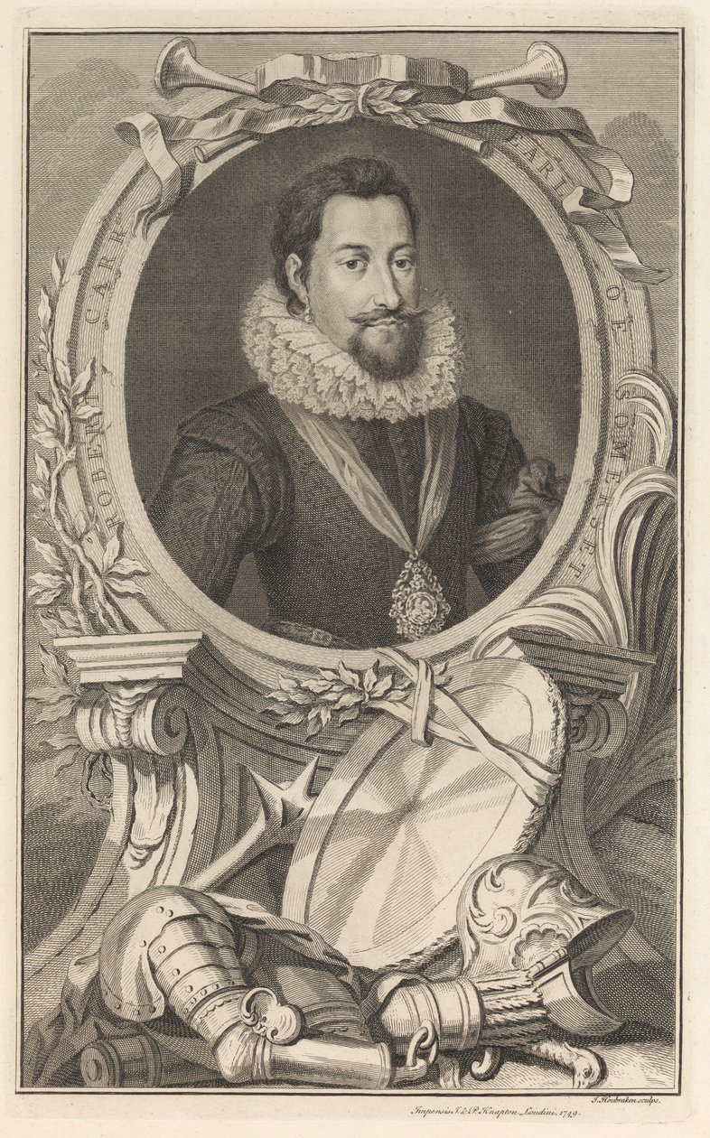 Robert Carr, Earl of Somerset von Jacobus Houbraken