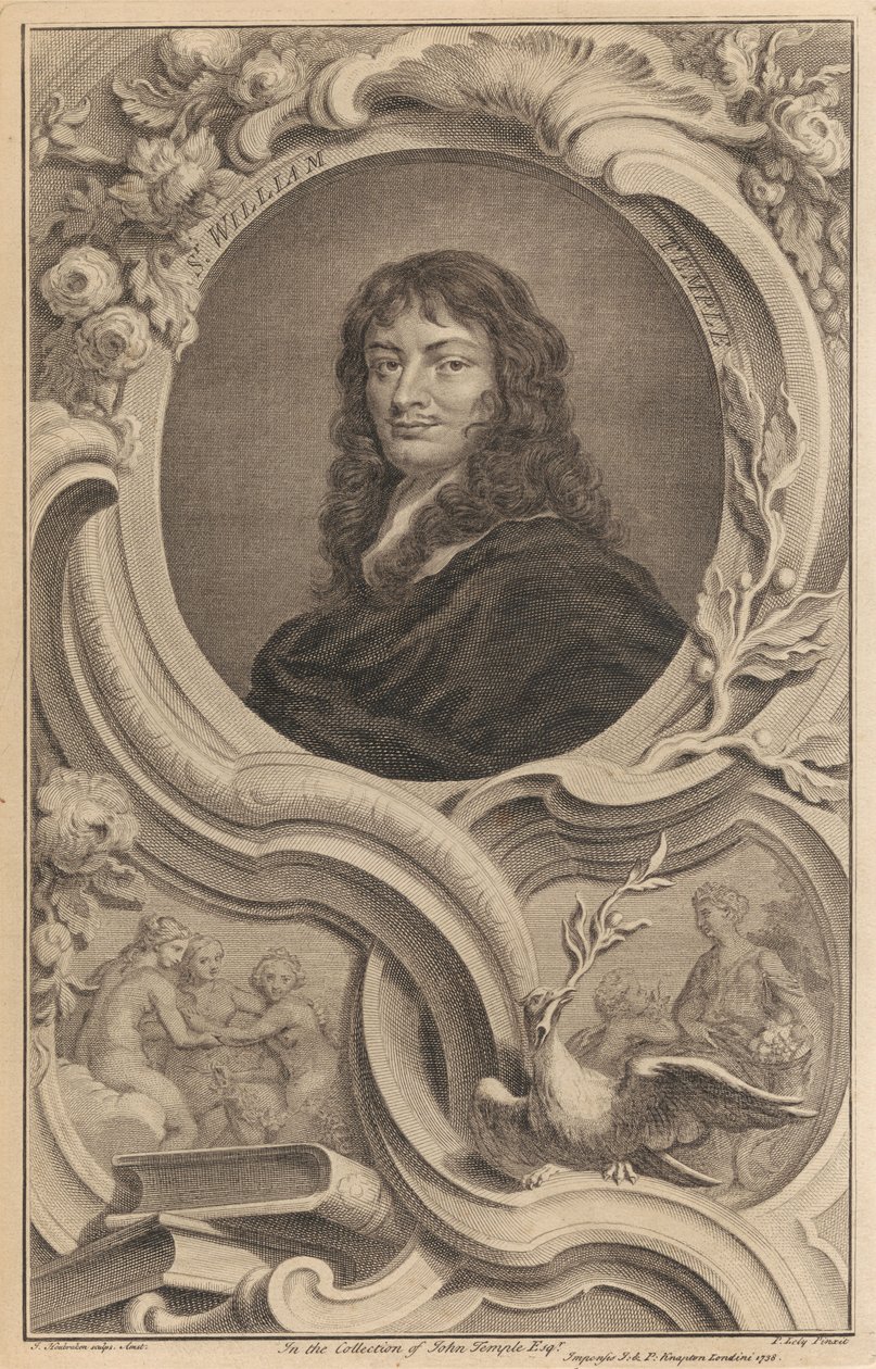 Sir William Temple, erster Baronet von Jacobus Houbraken