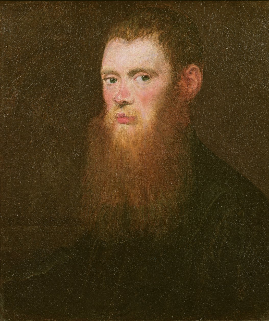 Porträt eines bärtigen Mannes, vermutlich Lorenzo Soranzo von Jacopo Robusti Tintoretto