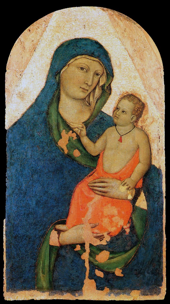 Madonna und Kind von Jacopo del Casentino