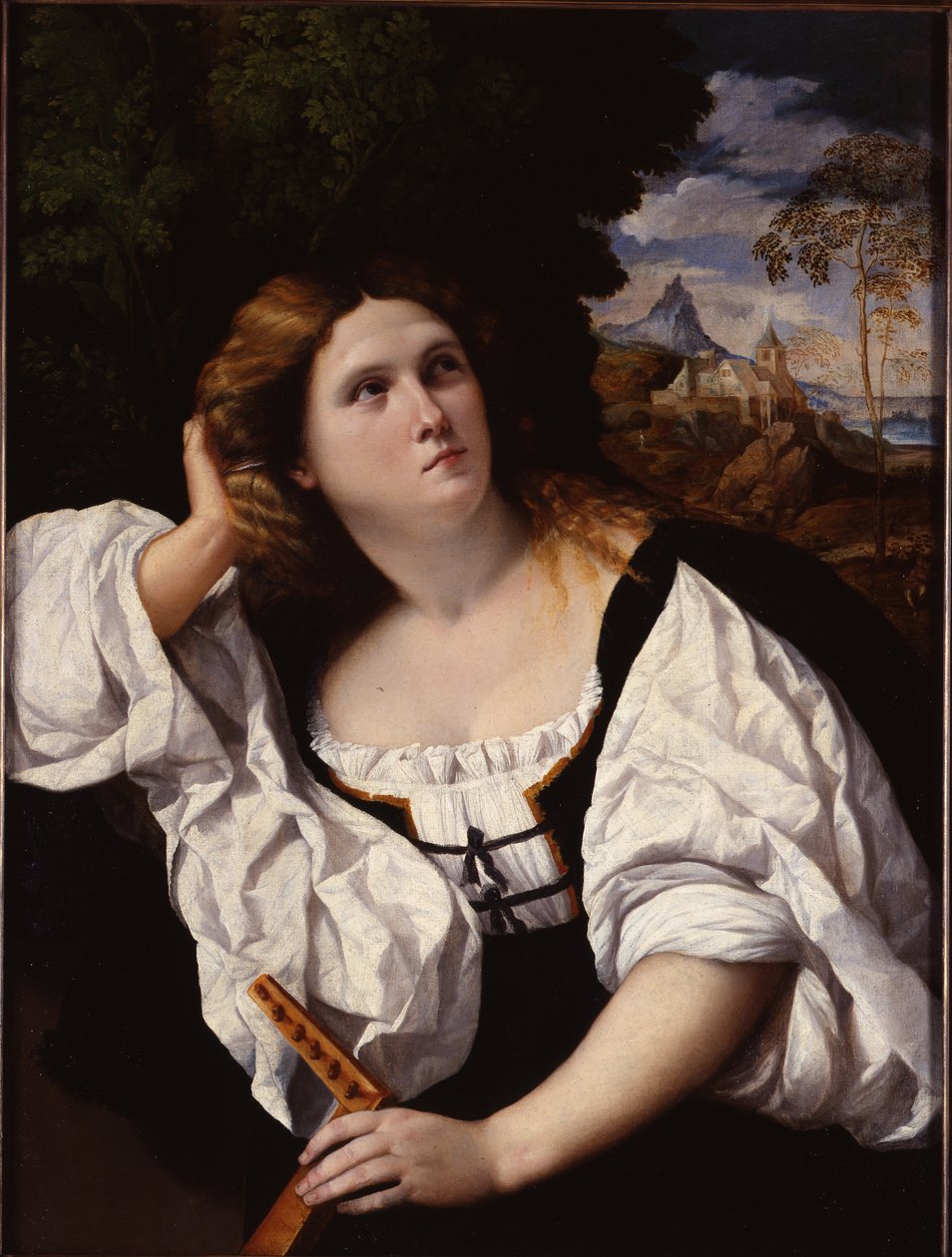 Eine sitzende Dame von Jacopo (c.1480-1528) Palma