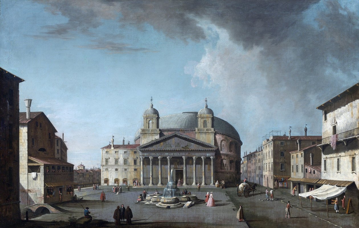 Ansicht des Pantheons in Rom von Jacopo Fabris