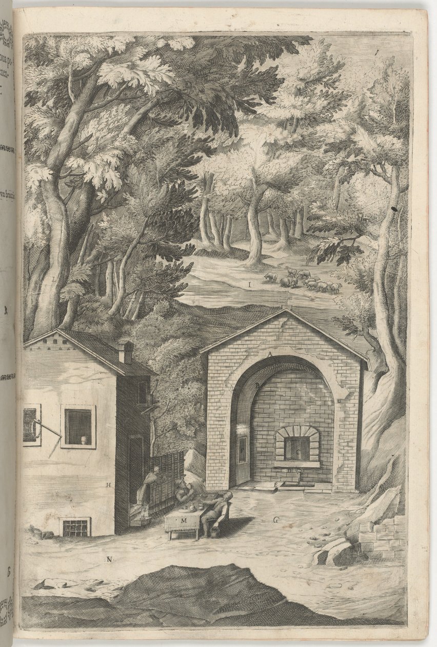 Quelle des heiligen Franziskus (Fonte di San Francesco) [Tafel B] von Jacopo Ligozzi