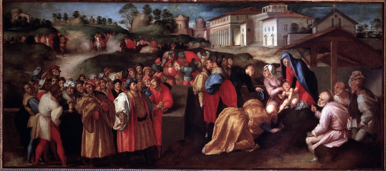 Anbetung der Heiligen Drei Könige von Jacopo Pontormo