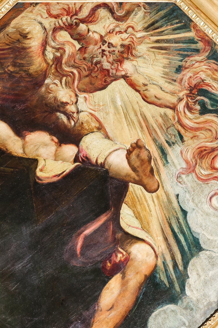 Semele verbrannt von Jupiter, ca. 1541 von Jacopo Robusti Tintoretto