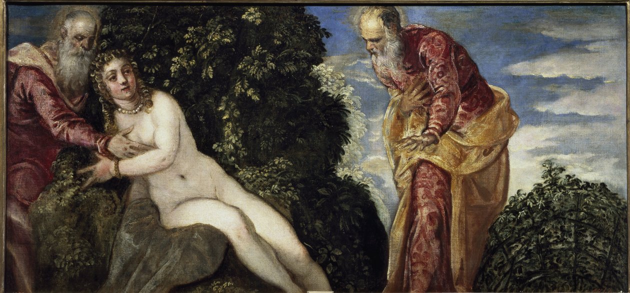Susanna und die Ältesten, um 1555 von Jacopo Robusti Tintoretto