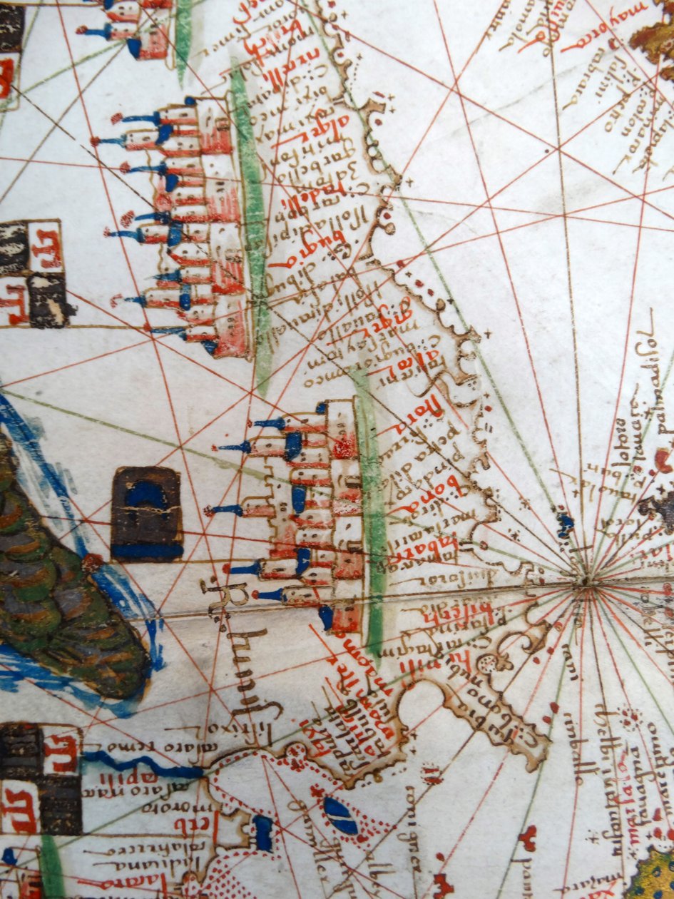 Renaissance-Karte von Europa, nach Jacopo Russo, 1528 von Jacopo Russo
