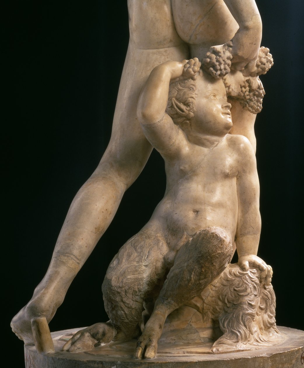 Bacchus (Detail), Skulptur von Jacopo Sansovino (1486-1570) von Jacopo Sansovino