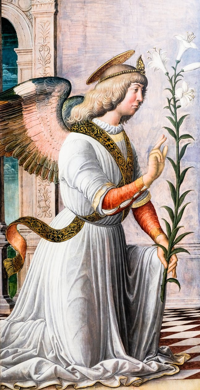 Engel der Verkündigung, ca. 1494-97 von Jacopo da Montagnana