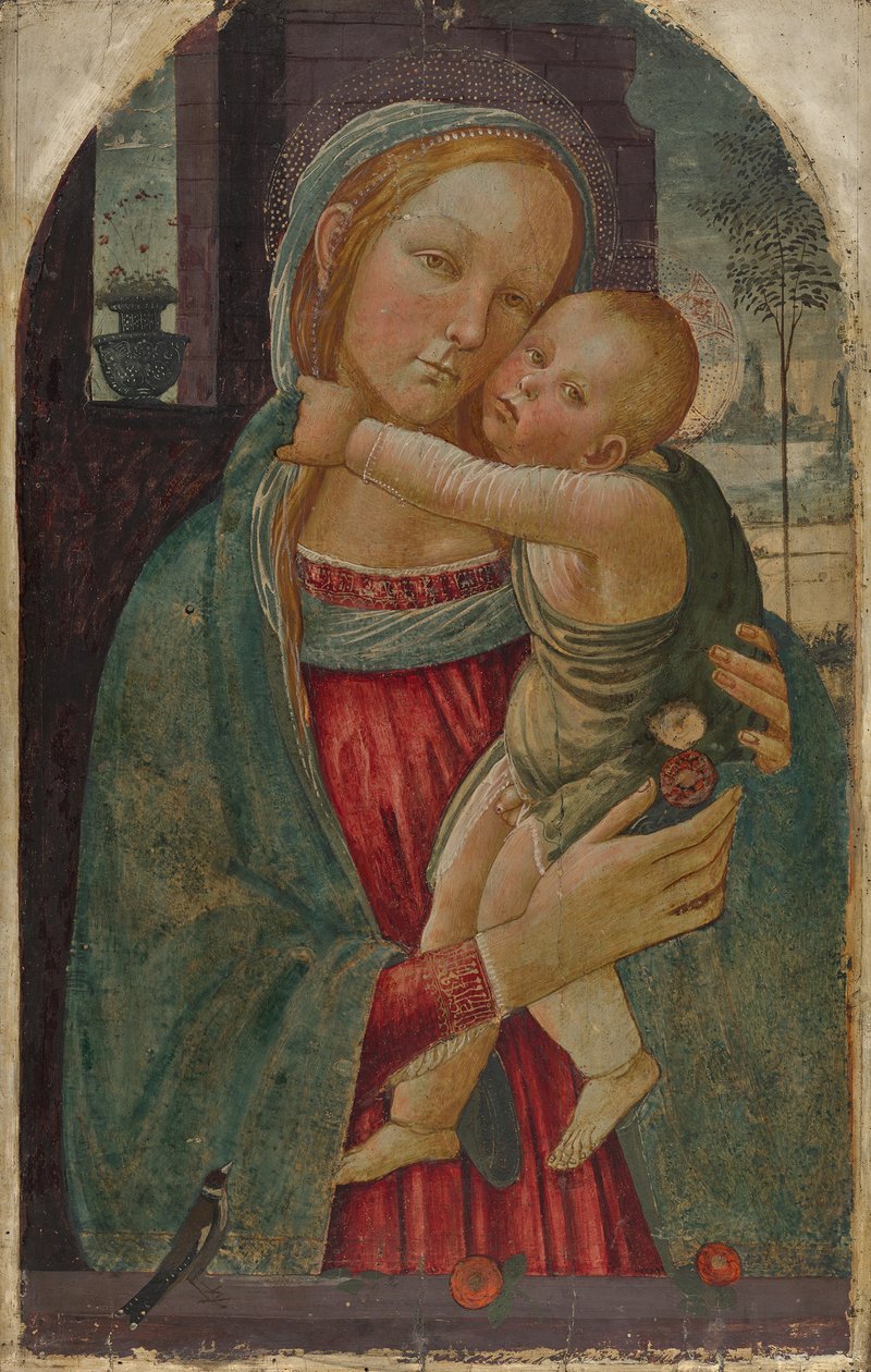 Maria mit dem Kind von Jacopo del Sellaio
