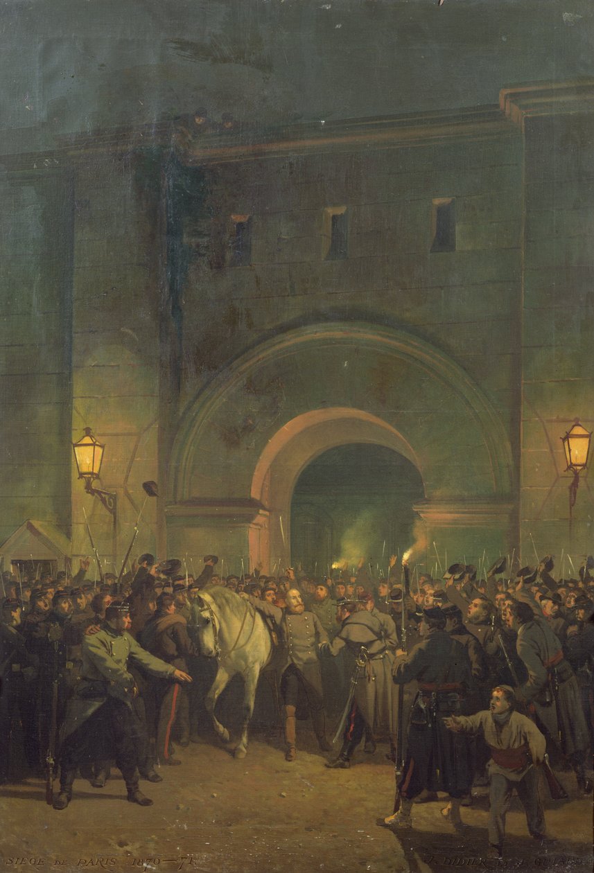 Befreiung politischer Gefangener aus dem Mazas-Gefängnis, 21. Januar 1871 von Jacques Guiaud