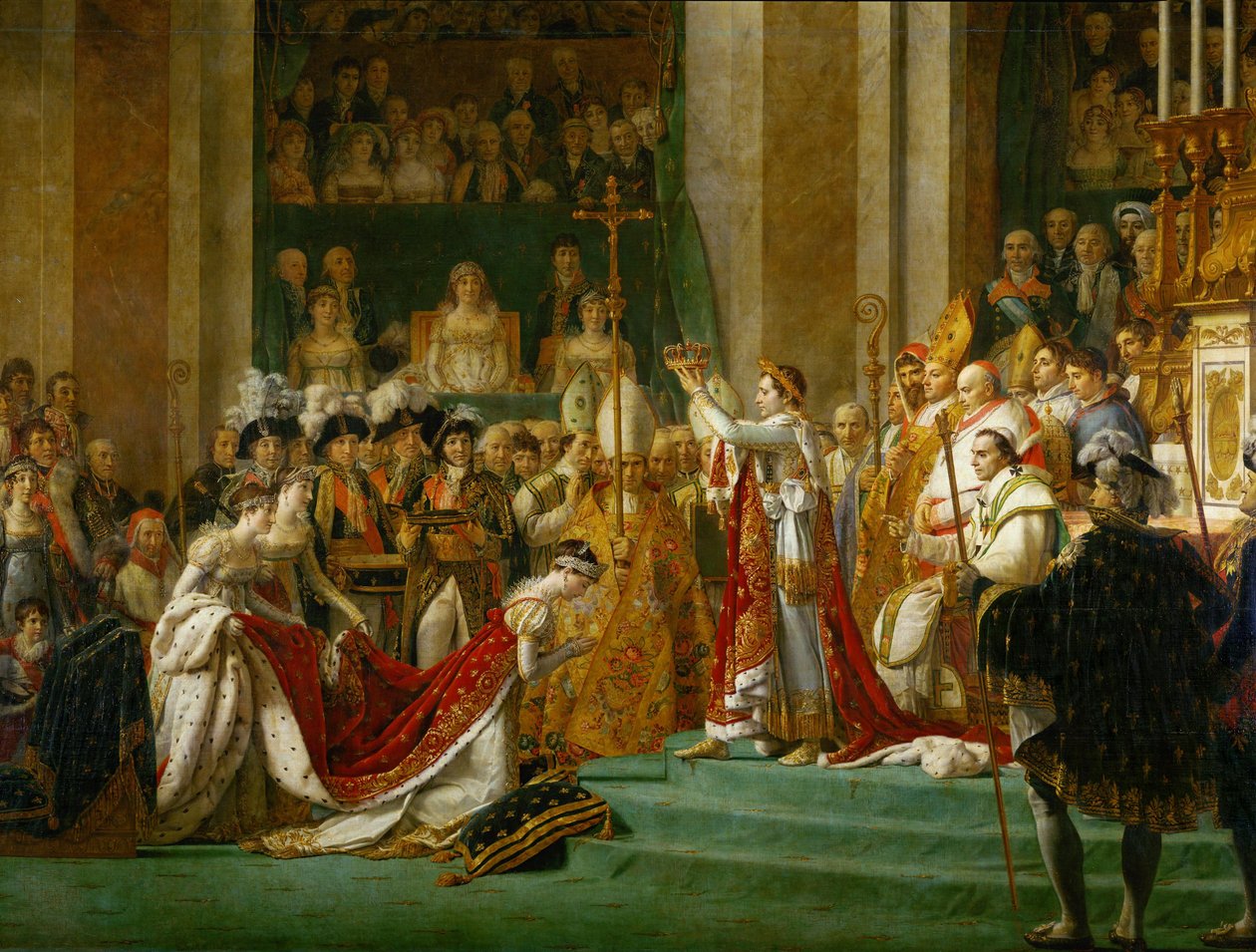 Weihe von Kaiser Napoleon I. von Jacques Louis David