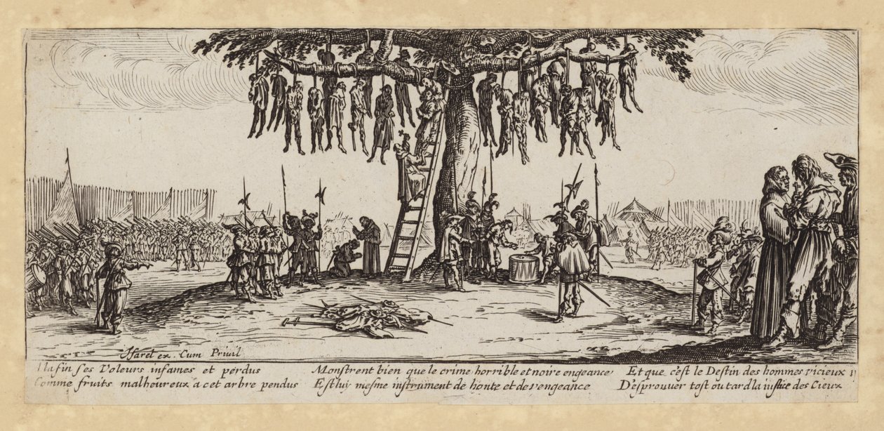 Die Elend und Unglück des Krieges von Jacques (after) Callot