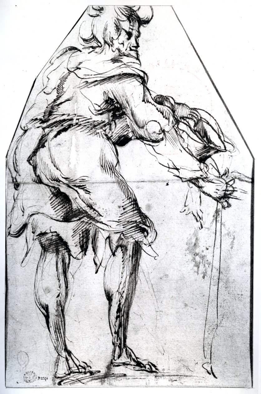 Bettler mit Hut und Stock von Jacques Bellange