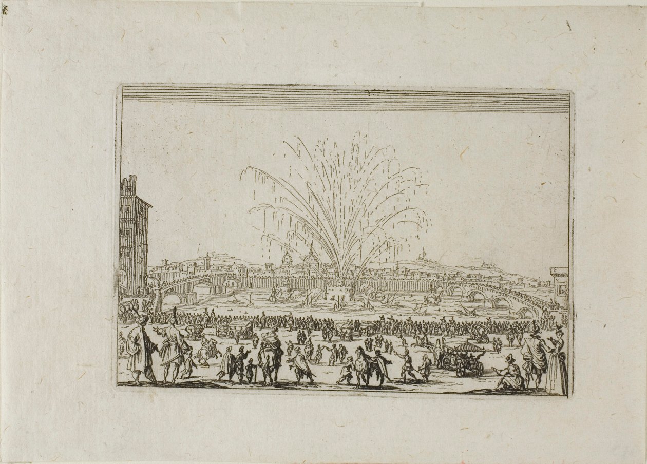 Ein Fest am Arno, aus Die Kaprizen von Jacques Callot