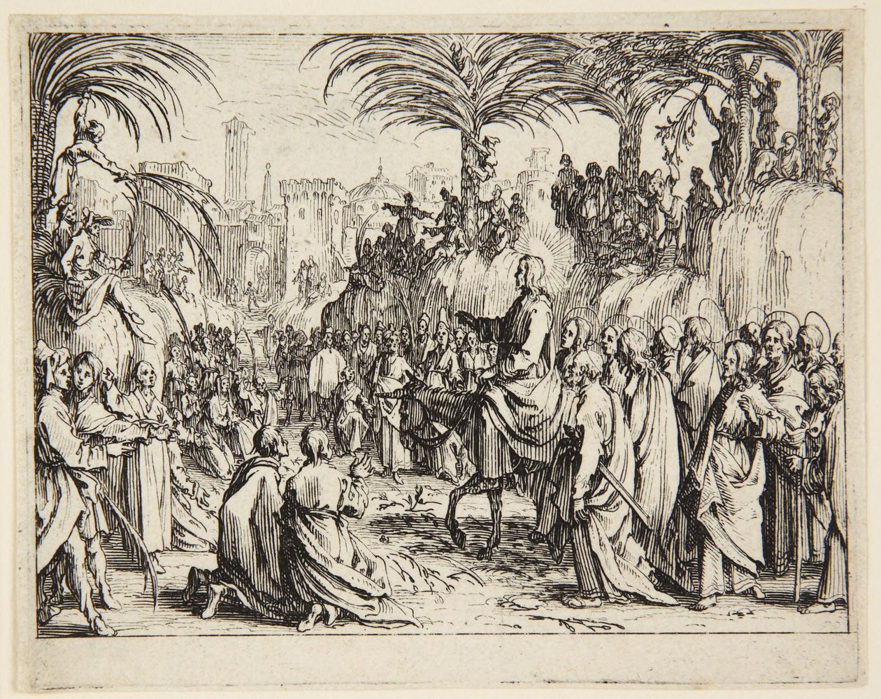 Einzug in Jerusalem von Jacques Callot