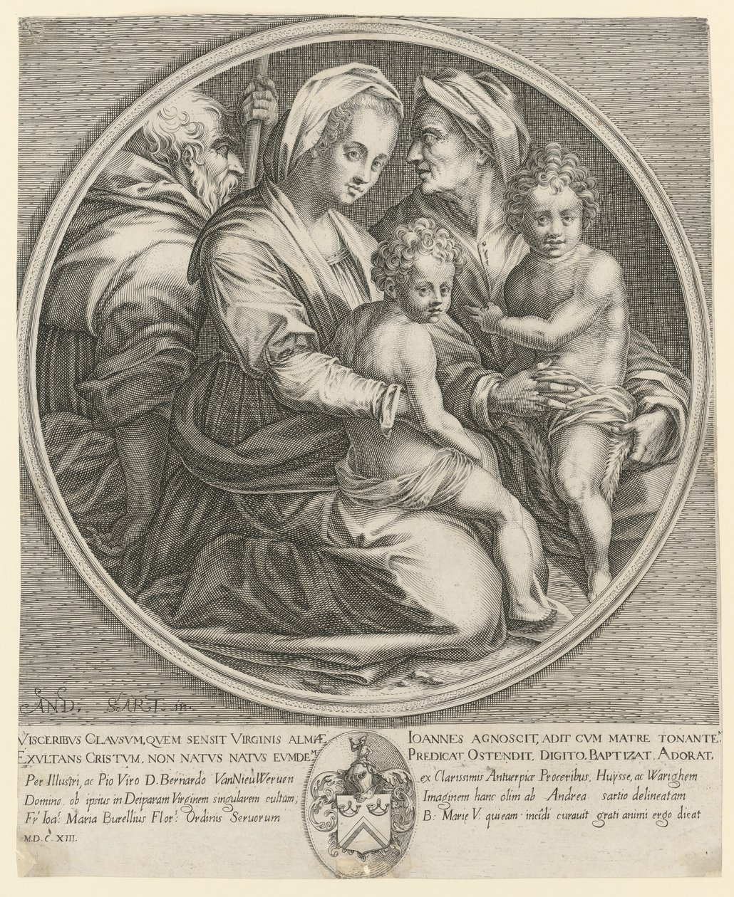 Heilige Familie von Jacques Callot