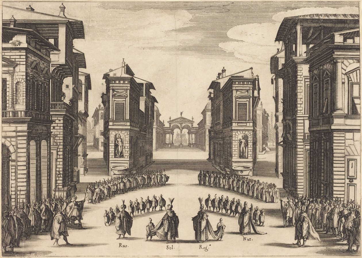 Il Solimano, Akt II von Jacques Callot