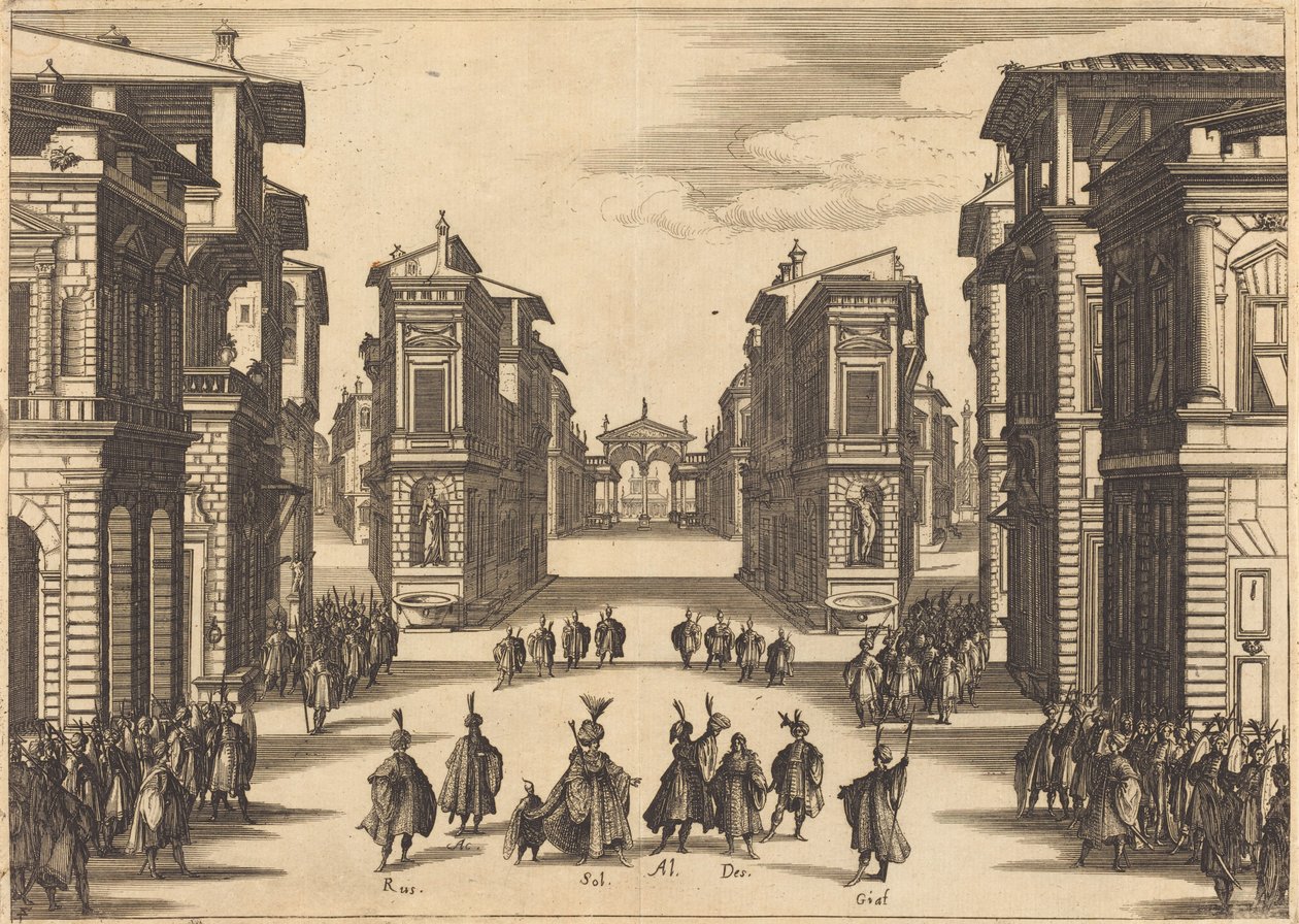 Il Solimano, Akt IV von Jacques Callot