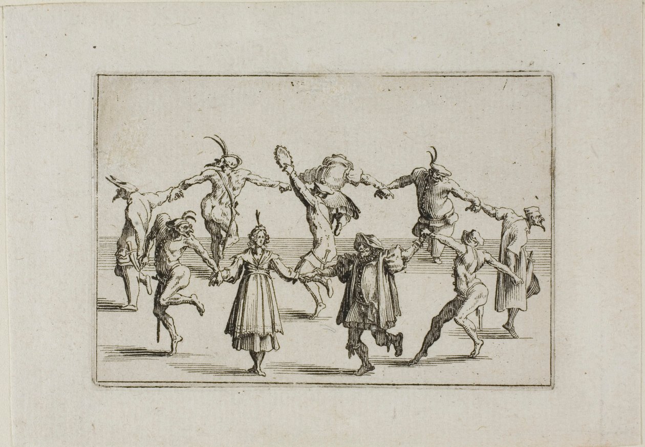 Der Reigentanz, aus Die Kaprizen von Jacques Callot